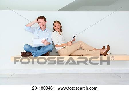 Business couple View Large Photo Image Stock Image - Business couple. Fotosearch