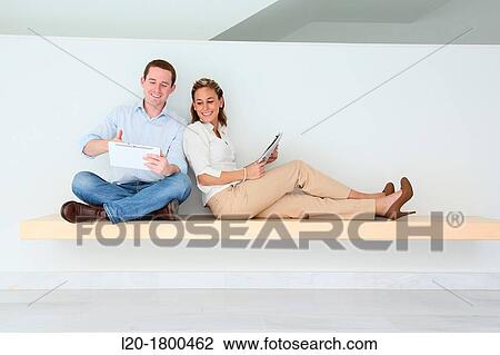 Business couple View Large Photo Image Stock Image - Business couple. Fotosearch