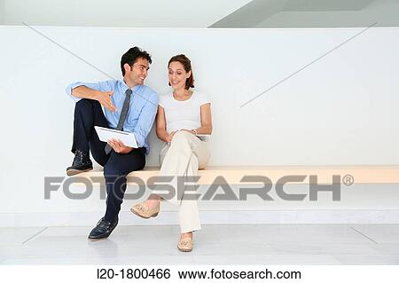Business couple View Large Photo Image Stock Photograph - Business couple. Fotosearch