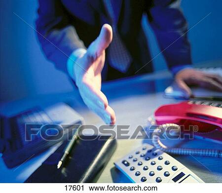 Stock Image - Business greeting. Fotosearch