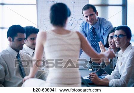 Business meeting View Large Photo Image Stock Image - Business meeting. Fotosearch