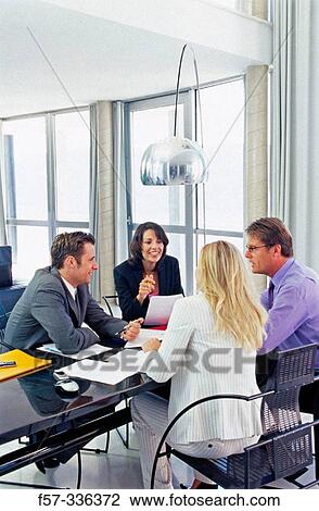 Business meeting View Large Photo Image Stock Image - Business meeting. Fotosearch