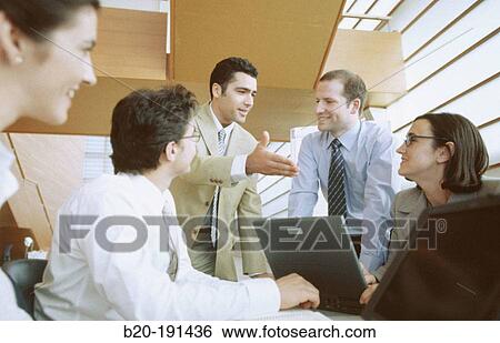 Business meeting View Large Photo Image Stock Photograph - Business meeting. Fotosearch