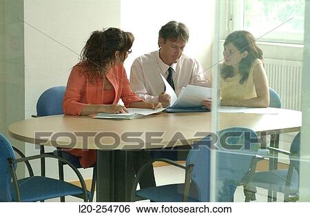 Business meeting View Large Photo Image Stock Photograph - Business meeting. Fotosearch