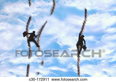 Business men struggle to get to the top View Large Photo Image Stock Image - Business men struggle to get to the top. Fotosearch
