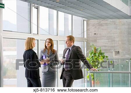 Business people, coffee break View Large Photo Image Stock Photograph - Business people, coffee break. Fotosearch