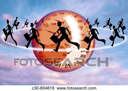 Business people in a hurry View Large Photo Image Stock Photo - Business people in a hurry. Fotosearch