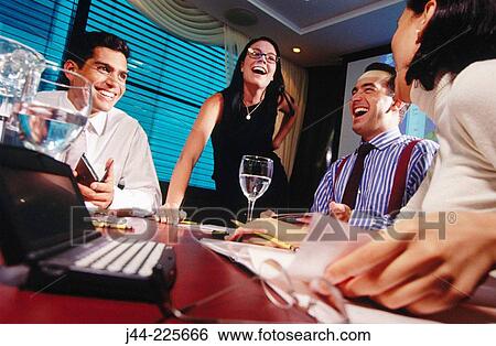 Business people in conference room View Large Photo Image Stock Photograph - Business people in conference room. Fotosearch
