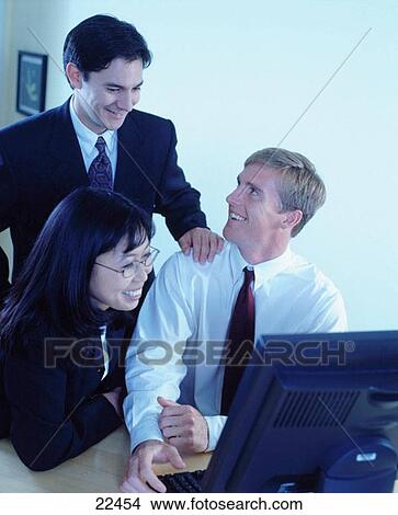 Business people in office View Large Photo Image Picture - Business people in office. Fotosearch