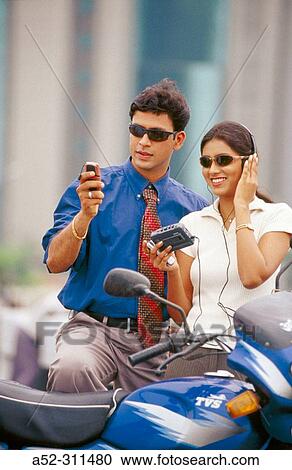 Stock Image - Business people, India. Fotosearch