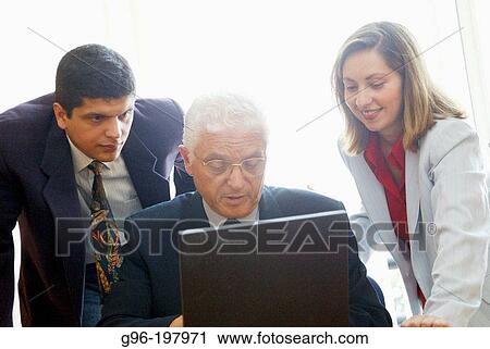 Stock Image - Business people. Fotosearch
