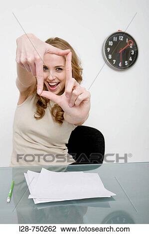 business woman cheerful and View Large Photo Image Stock Image - business woman cheerful and. Fotosearch