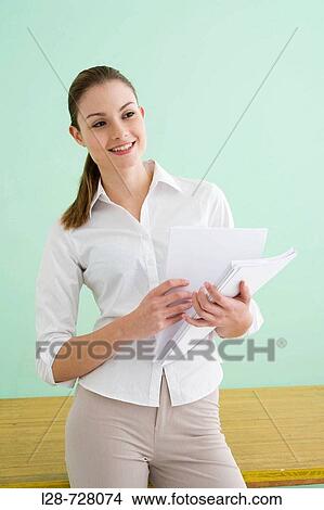 Business woman smiling, portrait View Large Photo Image Picture - Business woman smiling, portrait. Fotosearch