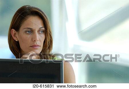 Stock Image - Business woman. Fotosearch