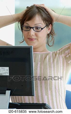 Stock Photography - Business woman. Fotosearch