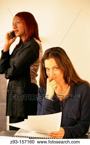 Business women in office View Large Photo Image Stock Image - Business women in office. Fotosearch