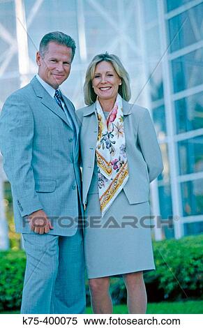 Businessman and businesswoman View Large Photo Image Stock Photography - Businessman and businesswoman. Fotosearch