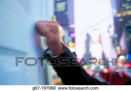 Businessman at Times Square. New York City. USA View Large Photo Image Stock Photo - Businessman at Times Square. New York City. USA. Fotosearch