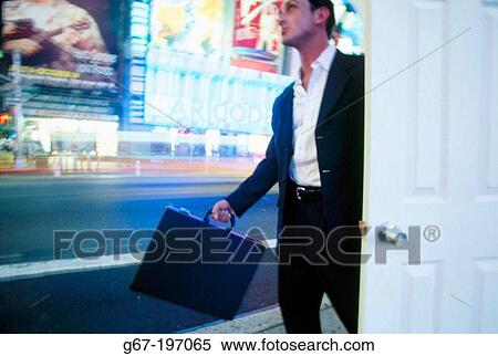 Businessman at Times Square. New York City. USA View Large Photo Image Stock Photography - Businessman at Times Square. New York City. USA. Fotosearch
