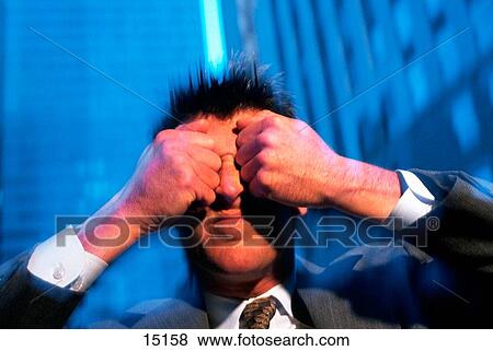 Businessman in stress View Large Photo Image Stock Photo - Businessman in stress. Fotosearch