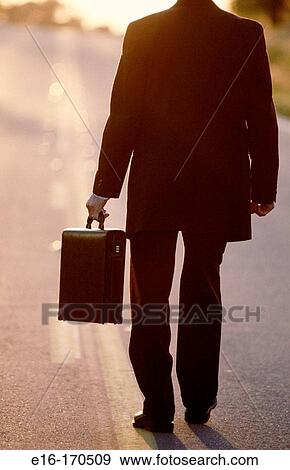 Businessman on road View Large Photo Image Stock Photo - Businessman on road. Fotosearch