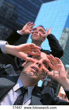 Stock Photo - Businessmen in stress. Fotosearch