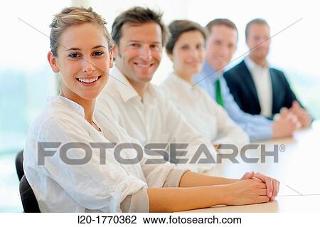 Stock Image - Businessmen, office, Tecnalia Foundation, Technology and Research Centre, San Sebastian Technological Park, Donostia, Gipuzkoa, Basque Country, Spain. Fotosearch