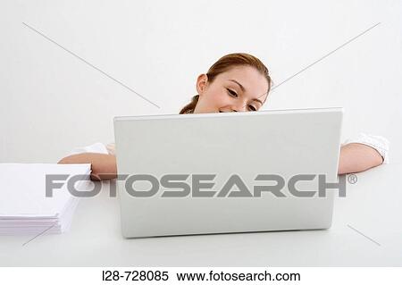 businesswoman using laptop View Large Photo Image Stock Photography - businesswoman using laptop. Fotosearch