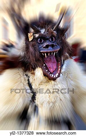Buso on the Sunday procession of the Busojaras Spring festival 2010, Mohacs, Hungary View Large Photo Image Stock Photo - Buso on the Sunday procession of the Busojaras Spring festival 2010, Mohacs, Hungary. Fotosearch