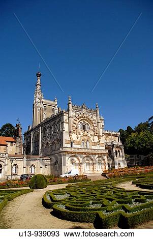 Bussaco, Beira, Portugal, Europe View Large Photo Image Stock Image - Bussaco, Beira, Portugal, Europe. Fotosearch