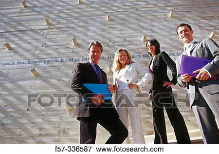 Stock Photo - Bussines partners. Fotosearch
