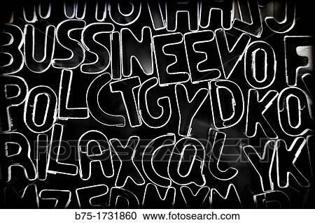 Stock Image - bussines, tipes in black and white. Fotosearch