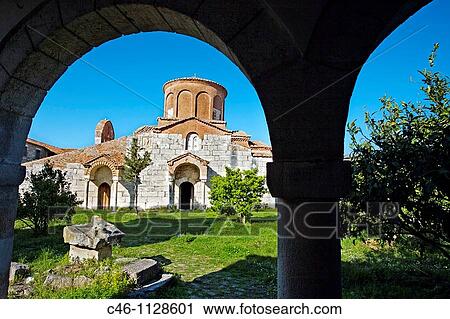 Byzantine monastery. Apollonia. Albania. View Large Photo Image Stock Image - Byzantine monastery. Apollonia. Albania.. Fotosearch