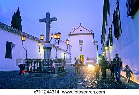 C? rdoba Andalusia Spain: Cristo de los Faroles and church of los Capuchinos In Plaza Capuchinos View Large Photo Image Picture - C? rdoba Andalusia Spain: Cristo de los Faroles and church of los Capuchinos In Plaza Capuchinos. Fotosearch
