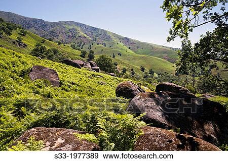 Caballera cliff in the Sierra de Gredos. Avila. Castilla Leon. Spain. View Large Photo Image Stock Photo - Caballera cliff in the Sierra de Gredos. Avila. Castilla Leon. Spain.. Fotosearch
