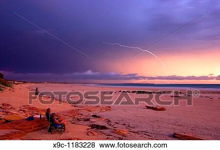 Cable Beach, Broome, Western Australia View Large Photo Image Stock Photo - Cable Beach, Broome, Western Australia. Fotosearch