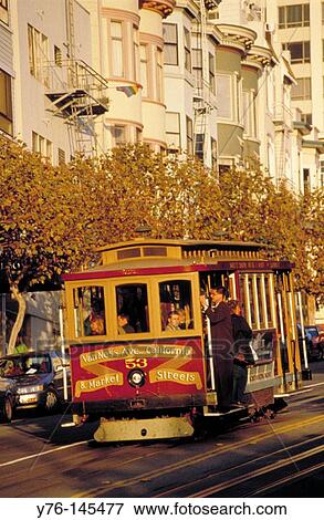 Cable-car. San Francisco. California. USA View Large Photo Image Stock Photo - Cable-car. San Francisco. California. USA. Fotosearch