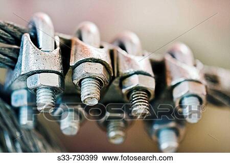 Cable retainers View Large Photo Image Stock Photo - Cable retainers. Fotosearch