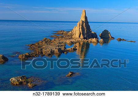 Cabo de Gata, Reef of the Mermaids, Cabo de Gata-Nijar Natural Park, Arrecife de las Sirenas, Biosphere Reserve, Almeria province, Andalucia, Spain View Large Photo Image Stock Photo - Cabo de Gata, Reef of the Mermaids, Cabo de Gata-Nijar Natural Park, Arrecife de las Sirenas, Biosphere Reserve, Almeria province, Andalucia, Spain. Fotosearch
