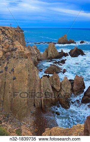 Cabo de Gata, Reef of the Mermaids, Cabo de Gata-Nijar Natural Park, Arrecife de las Sirenas, Biosphere Reserve, Almeria province, Andalucia, Spain. View Large Photo Image Stock Photography - Cabo de Gata, Reef of the Mermaids, Cabo de Gata-Nijar Natural Park, Arrecife de las Sirenas, Biosphere Reserve, Almeria province, Andalucia, Spain.. Fotosearch