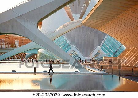 CAC. Architect Santiago Calatrava, Ciudad de las Artes y de las Ciencias. City Of Arts and Sciences. Valencia. Comunidad Valenciana. Spain. View Large Photo Image Stock Photo - CAC. Architect Santiago Calatrava, Ciudad de las Artes y de las Ciencias. City Of Arts and Sciences. Valencia. Comunidad Valenciana. Spain.. Fotosearch