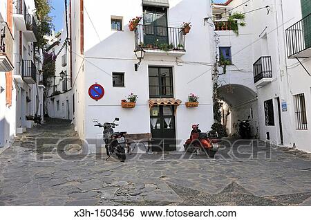 Cadaques, Cap de Creus, Costa Brava, Catalonia, Spain, Europe View Large Photo Image Stock Photograph - Cadaques, Cap de Creus, Costa Brava, Catalonia, Spain, Europe. Fotosearch