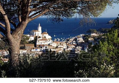 Cadaques, Costa Brava. Girona province, Catalonia, Spain View Large Photo Image Stock Image - Cadaques, Costa Brava. Girona province, Catalonia, Spain. Fotosearch