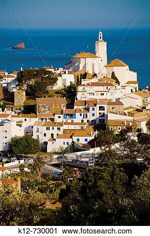 Stock Image - Cadaqu's (Costa Brava). Alt Empord?. Girona province. Catalonia. Spain. Fotosearch