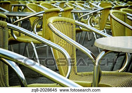 cafe table and chairs in the flood on the St. Mark's square of Venice. View Large Photo Image Stock Photography - cafe table and chairs in the flood on the St. Mark's square of Venice.. Fotosearch