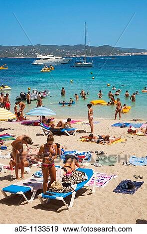 Cala Bassa. Ibiza. Balearic Islands. Spain. View Large Photo Image Stock Photo - Cala Bassa. Ibiza. Balearic Islands. Spain.. Fotosearch