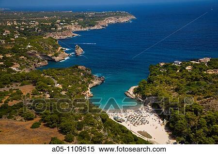 Cala Llombards. Majorca. Balearic Islands. Spain. View Large Photo Image Stock Photography - Cala Llombards. Majorca. Balearic Islands. Spain.. Fotosearch