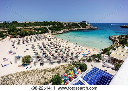 Cala Mar? al, Felanitx, Mallorca, islas baleares, Spain. View Large Photo Image Stock Image - Cala Mar? al, Felanitx, Mallorca, islas baleares, Spain.. Fotosearch