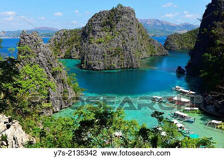 Calamian archipelago in Coron island, Philippines, South East Asia. View Large Photo Image Stock Image - Calamian archipelago in Coron island, Philippines, South East Asia.. Fotosearch