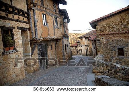 Stock Image - Calataazor, Medieval village. Fotosearch
